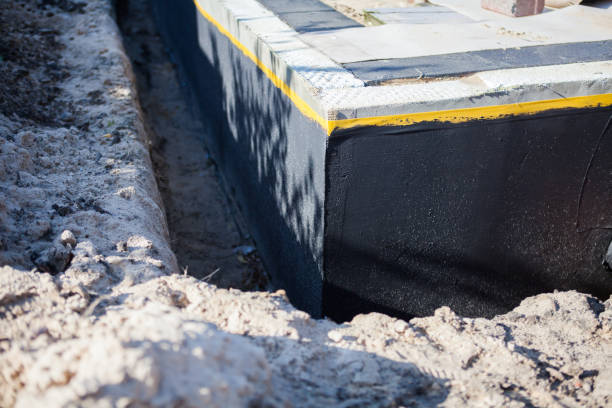 Residential Waterproofing installation at a Louisville, OH home by SJ Waterproofing Pros